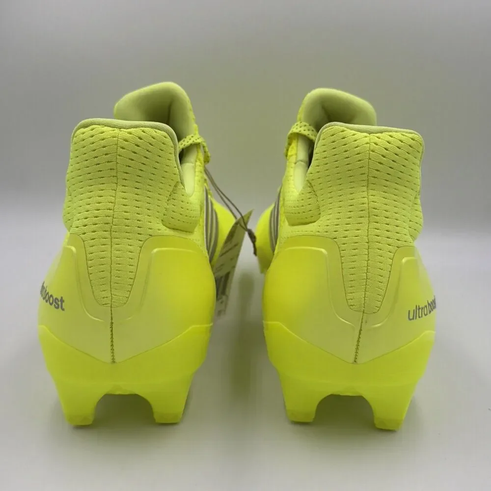 Men's Adidas UltraBoost Football Cleats Solar Yellow JP7413 Size 11.5 NEW